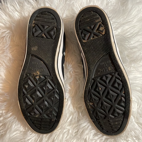 Sz 8 Black Converse - Picture 6 of 9